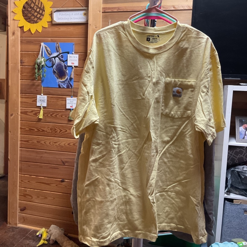 Carhartt Yellow Men's Shirt